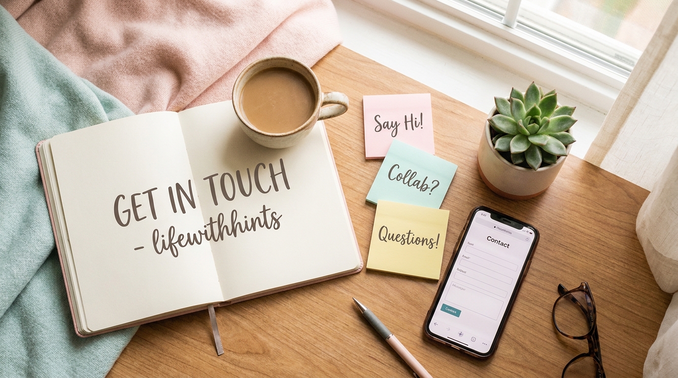 Contact lifewithhints - everyday life tips and product recommendations