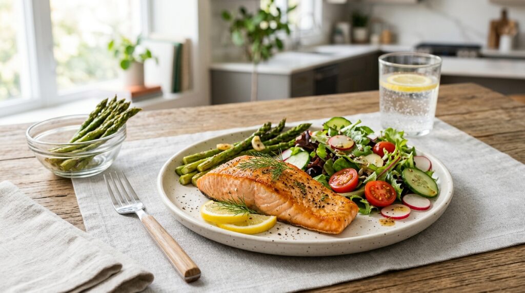 less calorie dinner